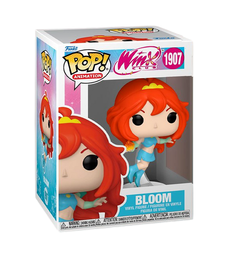 Funko Pop! Animation Bloom figure from Winx Club, featuring vibrant colors and detailed character design.