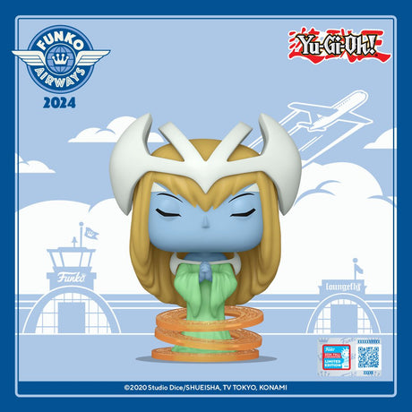 Funko Pop! Animation Yu-Gi-Oh Mystic Elf figure, a 2024 NYCC shared exclusive, with detailed elf costume and vibrant colors.