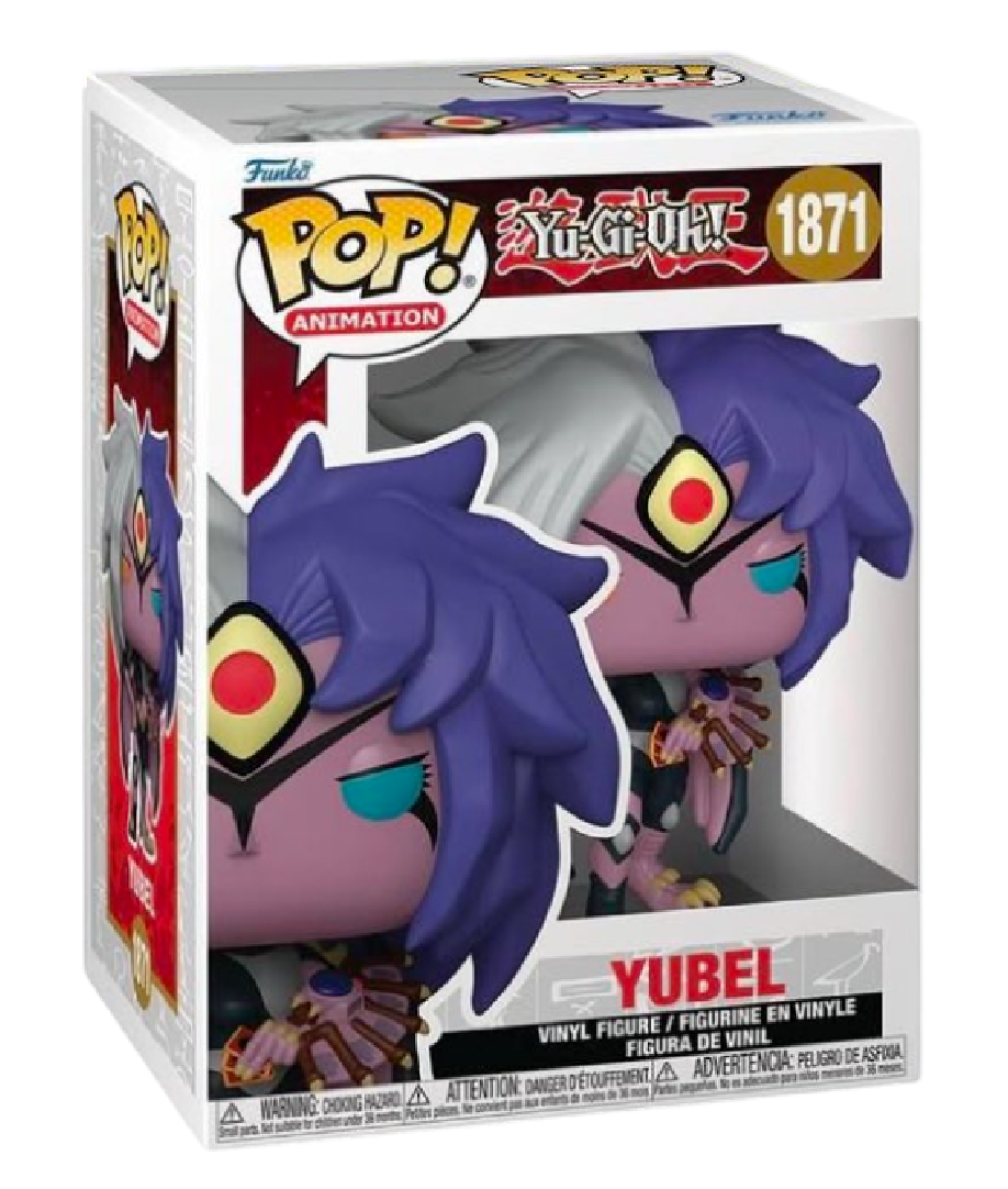 Funko Pop! Animation Yu-Gi-Oh Yubel figure from Shak's Pop Shop, featuring a stylized collectible character with detailed design.