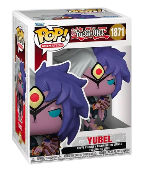 Funko Pop! Animation Yu-Gi-Oh Yubel figure from Shak's Pop Shop, featuring a stylized collectible character with detailed design.