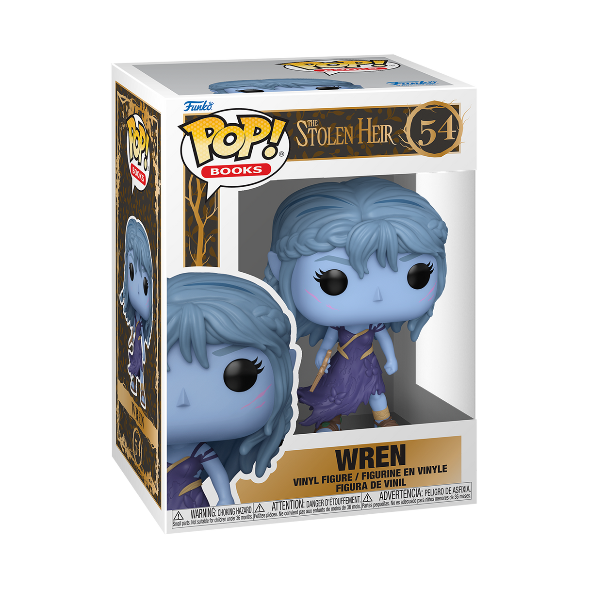 Funko Pop! figure of Wren from The Folk of the Air: The Stolen Heir, showcasing her detailed costume and distinctive hairstyle.