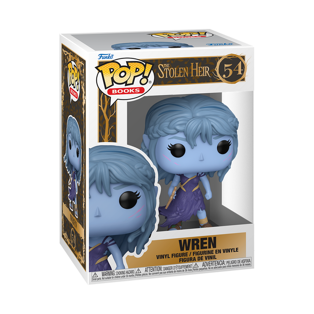 Funko Pop! figure of Wren from The Folk of the Air: The Stolen Heir, showcasing her detailed costume and distinctive hairstyle.
