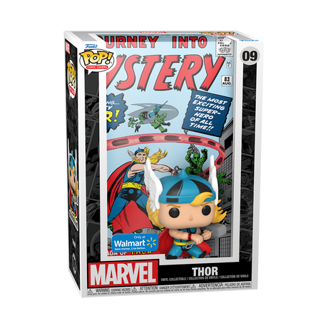 Funko Pop! Marvel Journey into Mystery Thor comic cover figure with box imperfection, collectible toy from Shak's Pop Shop