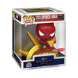 Funko Pop! Deluxe Spider-Man: No Way Home Friendly Neighborhood Spider-Man figure with box imperfection, from Shak's Pop Shop.