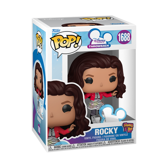 Funko Pop! Disney: Disney Channel Throwback Rocky figure by Shak's Pop Shop, depicting the classic character in collectible form.