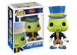 Funko Pop! Disney Jiminy Cricket figure from Disney Store, featuring Jiminy Cricket in his classic animated design.