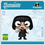 Funko Pop! Disney Incredibles Edna Mode figure, 2024 SDCC shared exclusive, collectible toy from Shak's Pop Shop
