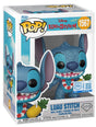 Funko Pop! Disney Lilo and Stitch Luau Stitch Diamond Collection figure with vibrant details and special edition design.