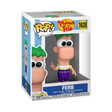 Funko Pop! Disney Phineas and Ferb Ferb figure with box imperfection, featuring cartoon character design in collectible vinyl style.