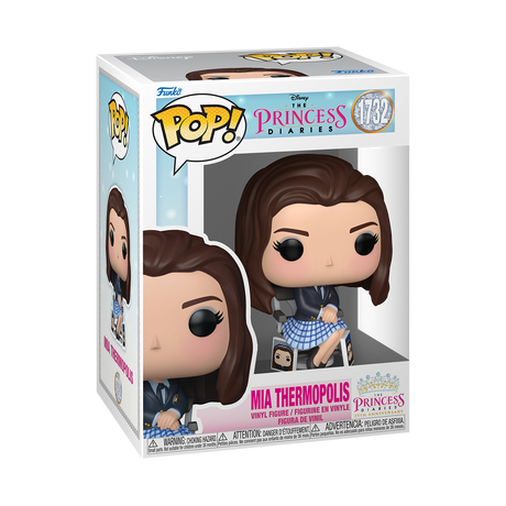 Funko Pop! Disney Princess Diaries Mia Thermopolis figure from Shak's Pop Shop, featuring her in her princess attire.
