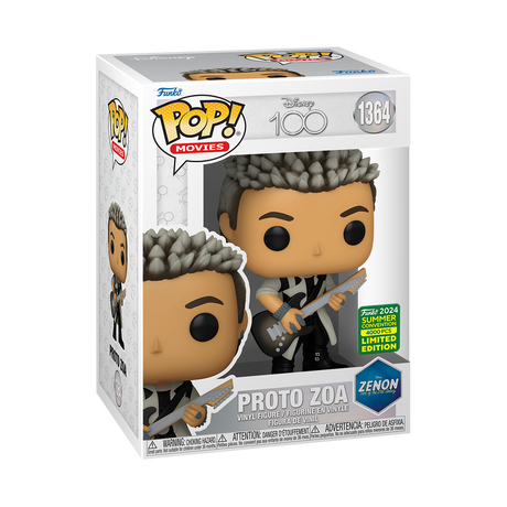 Funko Pop! Disney Zenon Proto Zoa figure with SDCC 2024 sticker, collectible toy from Shak's Pop Shop, limited edition L.E. 4,000