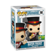 Funko Pop! Mayor Freddy figure from Funkoville with SDCC 2024 sticker, collectible vinyl toy by Shak's Pop Shop.