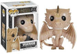 Funko Pop! Game of Thrones Viserion figure with box imperfection, collectible vinyl toy from Shak's Pop Shop featuring the dragon character.