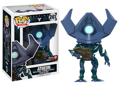 Funko Pop! Games Destiny Atheon figure from Shak's Pop Shop, with box imperfection, collectible toy from the Destiny game series