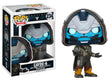 Funko Pop! Games Destiny Cayde-6 figure by Shak's Pop Shop showing the collectible vinyl figure with detailed costume and weapon accessories.