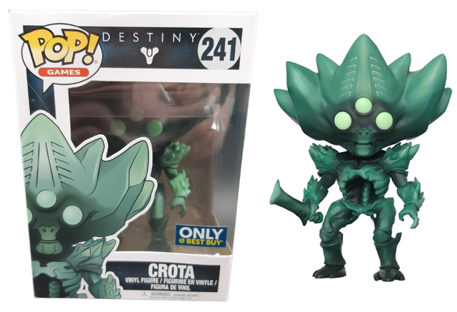 Funko Pop! Games Destiny Crota figure, collectible vinyl toy, exclusive to Best Buy, featuring detailed design from the Destiny game series.