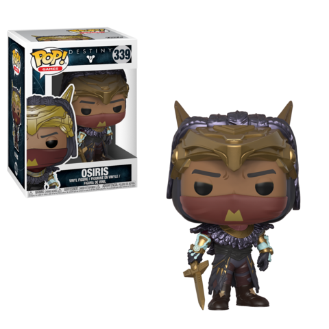 Funko Pop! figure of Osiris from Destiny game, collectible vinyl toy with detailed character design.