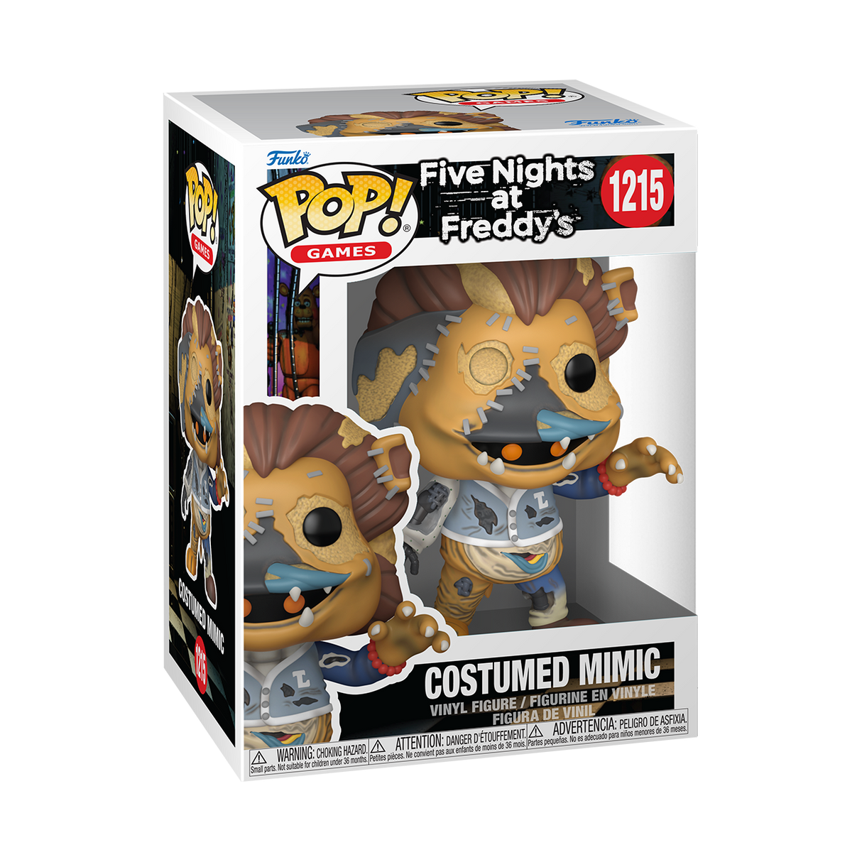 Funko Pop! Games: Five Nights at Freddy's Costumed Mimic figure with detailed costume and expressive features.