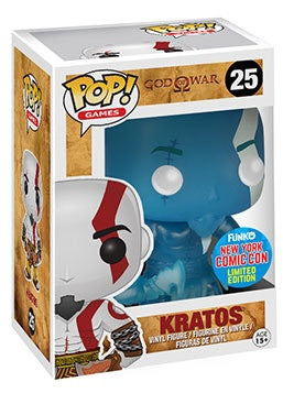 Funko Pop! Games God of War Kratos limited edition figure with box imperfection, collectible toy from Shak's Pop Shop.