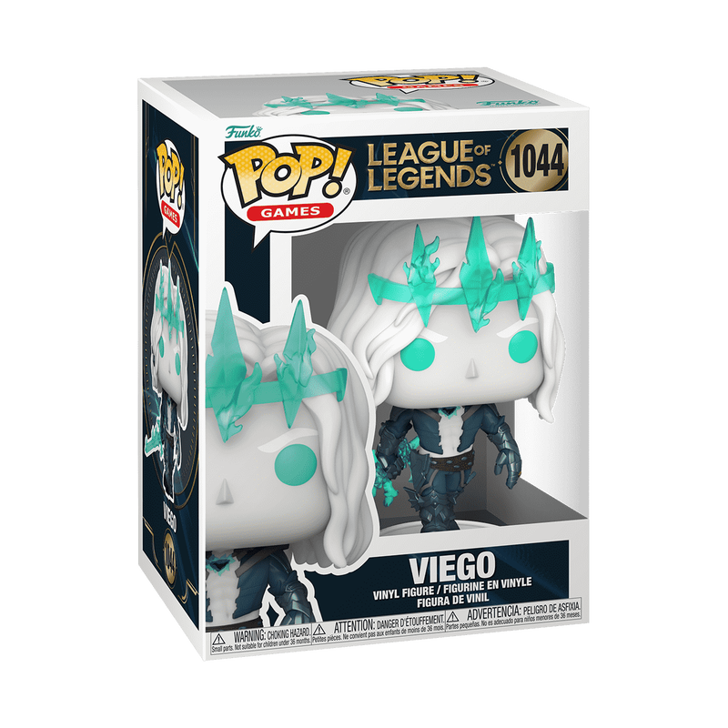 Funko Pop! Games League of Legends Viego figure from Shak's Pop Shop, featuring Viego in his signature outfit and pose.