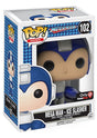 Funko Pop! Games Mega Man Ice Slasher figure, collectible toy from Shak's Pop Shop, featuring Mega Man with ice-themed weapon.