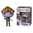 Funko Pop! Overwatch Widowmaker figure with box imperfection, collectible vinyl toy from Blizzard exclusive series.