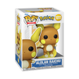 Funko Pop! Games: Pokemon Alolan Raichu vinyl figure with detailed design, standing upright with its tail curled.
