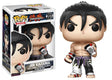 Funko Pop! figure of Jin Kazama from Tekken game series, collectible toy with detailed character design.