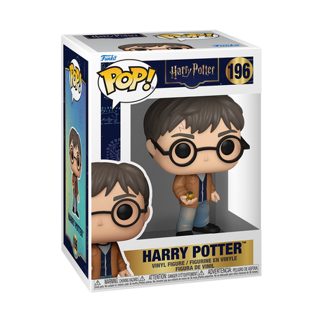 Funko Pop! Harry Potter figure from Shak's Pop Shop featuring Harry in his iconic wizard robe with glasses and wand.