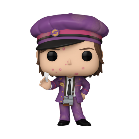 Funko Pop! Harry Potter Stan Shunpike figure from Harry Potter and the Prisoner of Azkaban, with detailed wizard outfit and distinctive hairstyle.