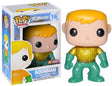 Funko Pop! Heroes Aquaman (New 52) PX Exclusive figure with detailed aquatic costume and orange hair, collectible toy from Shak's Pop Shop