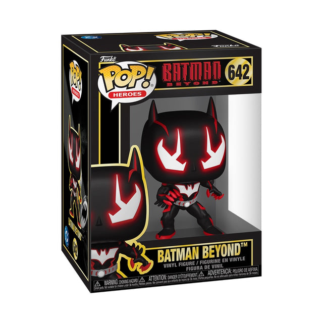 Funko Pop! Heroes Batman Beyond figure featuring Batman Beyond in a stylized collectible figure style.