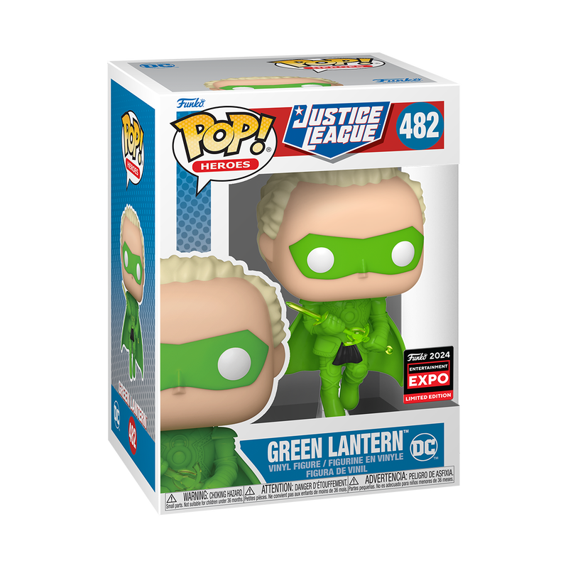 Funko Pop! Heroes Justice League Green Lantern Kingdom Come figure from Shak's Pop Shop, 2024 C2E2 shared exclusive.
