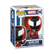Funko Pop! Marvel Bedlam figure from 2025 NYCC Convention Exclusive, displayed in its box with collectible details