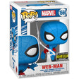Funko Pop! Marvel Beyond Amazing: Web-Man figure, an Entertainment Earth exclusive, featuring Marvel superhero in collectible pose
