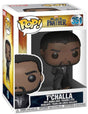 Funko Pop! Marvel Black Panther T'Challa figure with detailed black costume and vibrant mask, collectible toy from Shak's Pop Shop