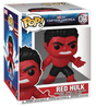 Funko Pop! Marvel Red Hulk figure from Captain America Brave New World series, 6-inch collectible with red and green costume details