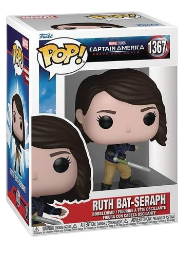 Funko Pop! Marvel Captain America Brave New World Ruth Bat-Seraph figure, collectible toy with detailed design and vibrant colors.