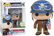 Funko Pop! Marvel Captain America WW2 collectible figure from 2017 Spring Convention, featuring detailed costume and shield.