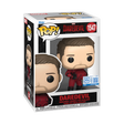 Funko Pop! Marvel Daredevil (Unmasked) figure, exclusive Funko collectible featuring Daredevil's unmasked head and red costume.