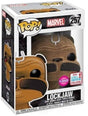 Funko Pop! Marvel Inhumans Lockjaw Flocked figure, collectible toy with detailed design, from the 2017 Fall Convention shared exclusive.