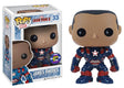 Funko Pop! Marvel James Rhodes (Unmasked) SDCC 2013 exclusive figure, collectible vinyl toy with detailed costume and facial features