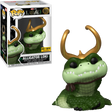 Funko Pop! Marvel Loki Alligator Loki figure, exclusive to Hot Topic, featuring detailed design and vibrant colors.