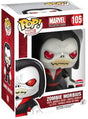 Funko Pop! Marvel Zombie Morbius figure, Marvel Collector Corps exclusive, featuring detailed design and iconic character pose.