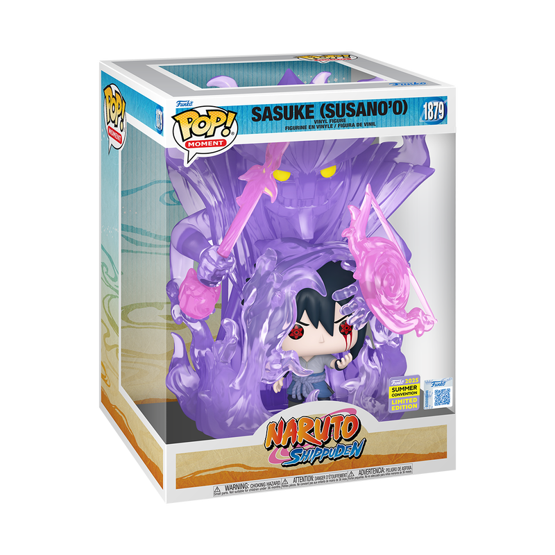Funko Pop! Naruto Shippuden Sasuke Susano’o figure, Summer Convention shared exclusive, detailed collectible from Shak's Pop Shop.