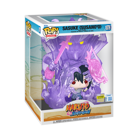 Funko Pop! Naruto Shippuden Sasuke Susano’o figure, Summer Convention shared exclusive, detailed collectible from Shak's Pop Shop.