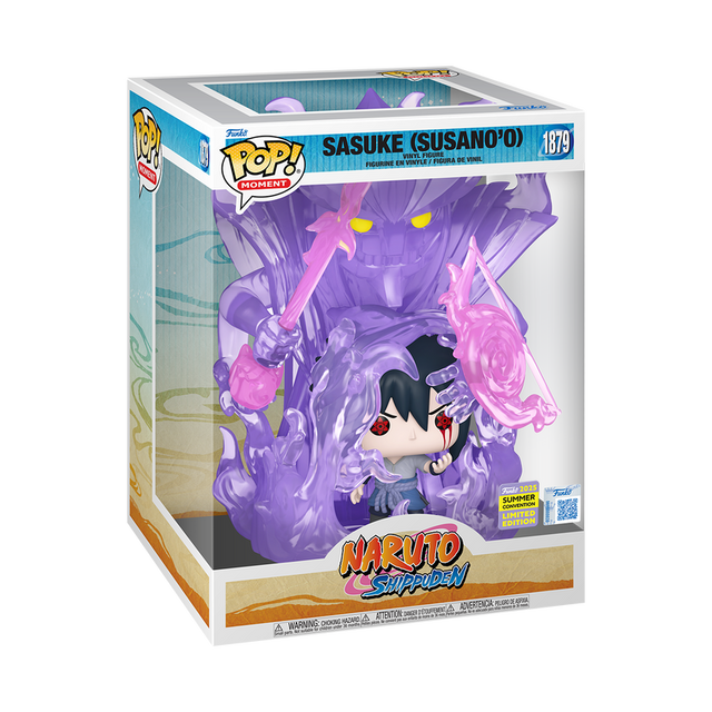 Funko Pop! Naruto Shippuden Sasuke Susano’o figure, Summer Convention shared exclusive, detailed collectible from Shak's Pop Shop.
