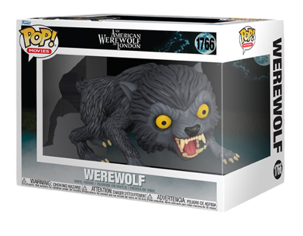 Funko Pop! Movies: An American Werewolf in London Werewolf figure, 6-inch collectible toy from Shak's Pop Shop.