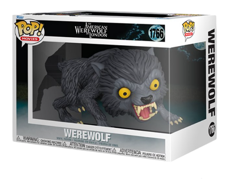 Funko Pop! Movies: An American Werewolf in London Werewolf figure, 6-inch collectible toy from Shak's Pop Shop.