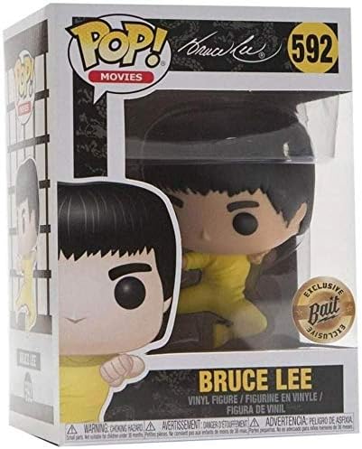 Funko Pop! Movies Bruce Lee collectible figure, Bait Exclusive, featuring Bruce Lee in iconic pose, detailed vinyl figure.